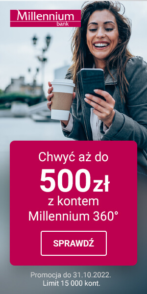 Premia Bank Millennium 500 zł